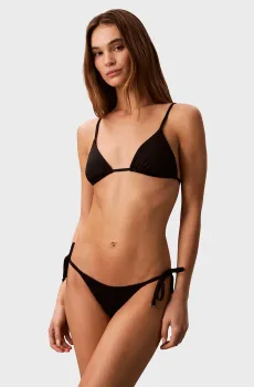Женские черные трусики от купальника SIDE TIE Черный L Calvin Klein LV00Q62704