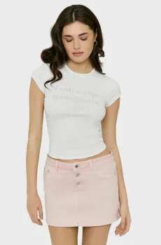 Женская белая футболка Белый XS Tally Weijl STSCOLYLE21