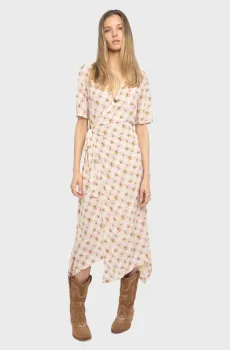Женское платье с узором Reforme Разноцветный M ZADIG&VOLTAIRE WWDR02615_PEAR