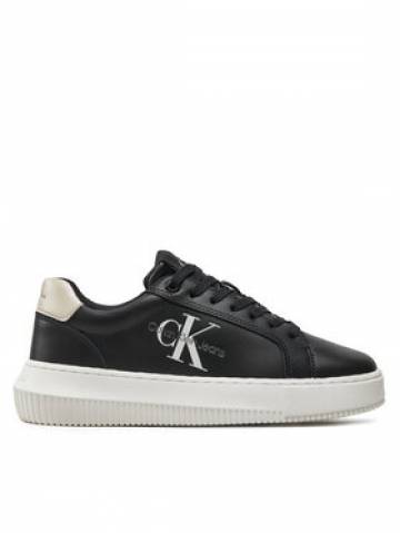 Calvin Klein Jeans Снікерcи Chunky Cupsole Laceup Lth Ml Mtl YW0YW01476 Чорний Calvin Klein Jeans Снікерcи Chunky Cupsole Laceup Lth Ml Mtl YW0YW01476 Чорний