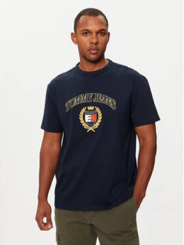 Tommy Jeans Футболка DM0DM19690 Cиній Regular Fit Tommy Jeans Футболка DM0DM19690 Cиній Regular Fit