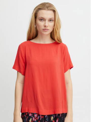 ICHI Блузка 20114547 Червоний Regular Fit ICHI Блузка 20114547 Червоний Regular Fit