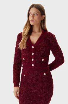 Женский красный кардиган Красный M Guess W5BR0E.Z4090;F57F