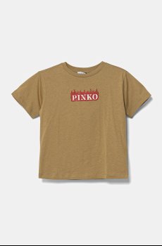 Детская хлопковая футболка Pinko