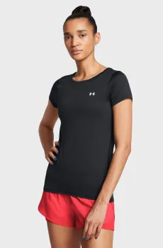 Женская черная футболка UA HG Armour SS Черный XXS Under Armour 1328964-001