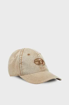 Мужская бежевая джинсовая кепка C-NYLOFF CAPPELLO Бежевый S Diesel A21523 0PLBH