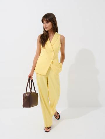 Mohito - Широкі штани - жовтий - 32