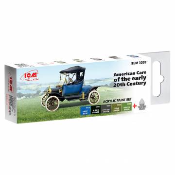 Набір фарб ІСМ Для американських автомобілів початку 20-го століття (3058)