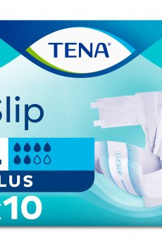 Урологические подгузники для взрослых TENA Slip Plus, размер L, 10 шт
