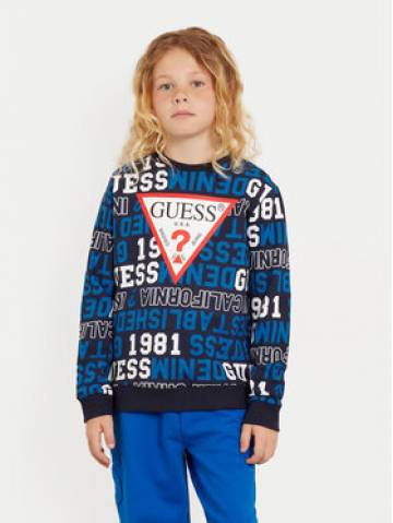 Guess Світшот L4YQ02 KA6R3 Cиній Regular Fit Guess Світшот L4YQ02 KA6R3 Cиній Regular Fit