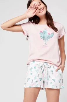 Женская розовая футболка FARIS Розовый S Etam 6505223