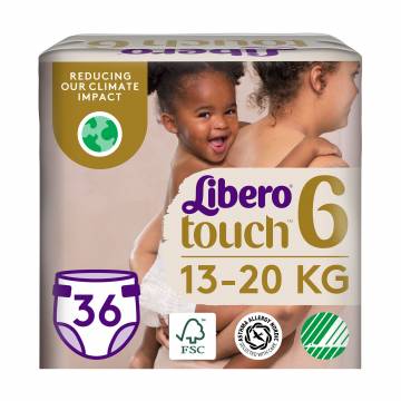 Подгузники Libero Touch размер 6 (13-20 кг), 36 шт Подгузники Libero Touch размер 6 (13-20 кг), 36 шт