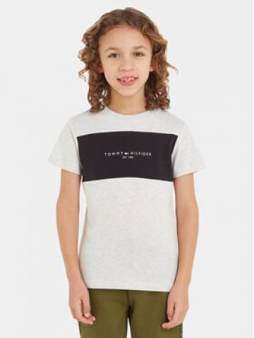 Tommy Hilfiger Футболка Colorblock KB0KB08552 S Сірий Regular Fit Tommy Hilfiger Футболка Colorblock KB0KB08552 S Сірий Regular Fit
