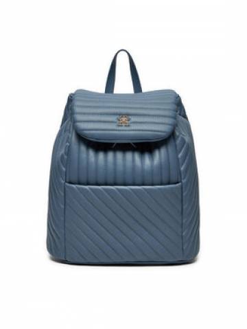 Tommy Hilfiger Рюкзак Poppy Reform Flap Backpack Qu AW0AW17014 Голубий Tommy Hilfiger Рюкзак Poppy Reform Flap Backpack Qu AW0AW17014 Голубий