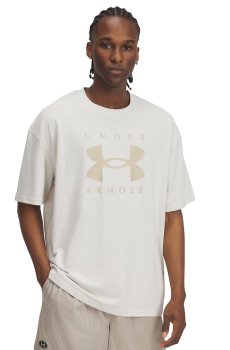 UNDER ARMOUR Brand Logo Printed Drop-Shoulder Oversized T-shirt
