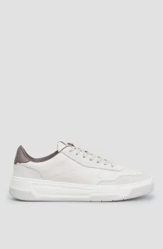 Женские белые кожаные сникерсы Белый 35 BOSS 50529397;118