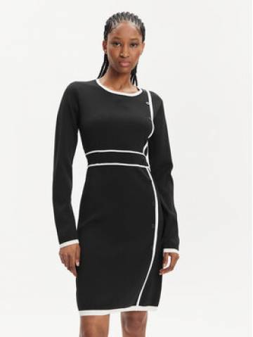 Silvian Heach Повсякденна сукня PGA22128VE Чорний Slim Fit Silvian Heach Повсякденна сукня PGA22128VE Чорний Slim Fit