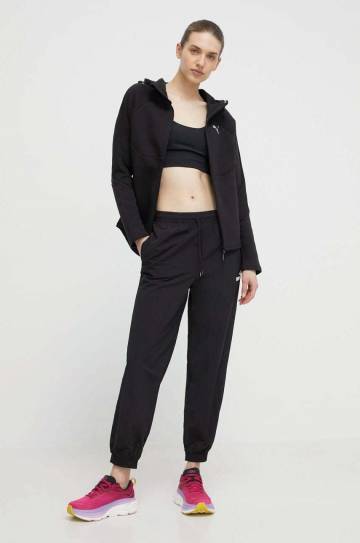 Спортивные штаны Puma цвет чёрный однотонные 680406 Спортивные штаны Puma цвет чёрный однотонные 680406