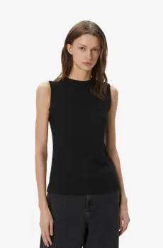 Женская черная футболка Черный 36 Lacoste TF031212S