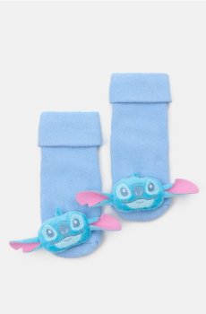 ребристі шкарпетки Lilo & Stitch - блакитний