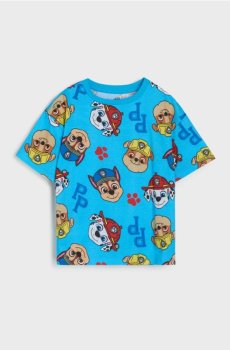 Бавовняна футболка Paw Patrol - синій