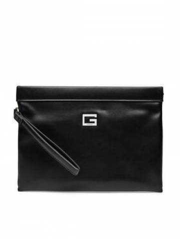 Guess Плоска сумка PMPASS P5156 Чорний Guess Плоска сумка PMPASS P5156 Чорний