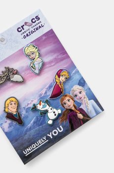 Детские значки для обуви Crocs Frozen Character 5 шт