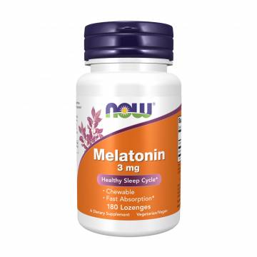 Мелатонин NOW Foods Melatonin 3 мг, 180 жевательных пастилок Мелатонин NOW Foods Melatonin 3 мг, 180 жевательных пастилок