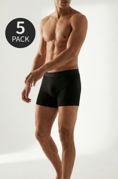 Боксерки Long – набір з 5 - чорний