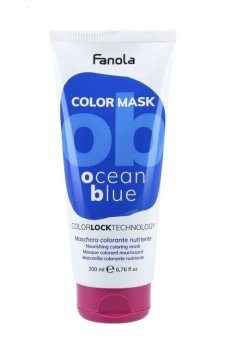 Питательная тонирующая маска для волос Fanola Color Mask Ocean Blue, 200 мл
