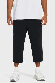 Мужские черные спортивные брюки Unstoppable Flc Baggy Crop Черный L Under Armour 1384010-001