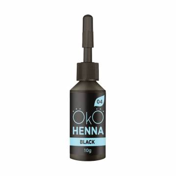 Хна для бровей OkO Lash & Brow Henna Power Powder 04 Black, 10 г Хна для бровей OkO Lash & Brow Henna Power Powder 04 Black, 10 г