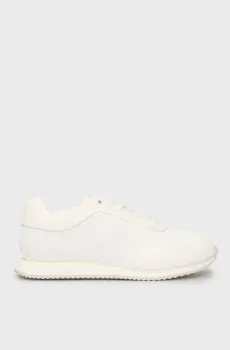 Женские белые кожаные кроссовки RUNNER  MONO Белый 38 Calvin Klein HW0HW02574