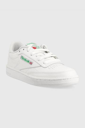 Кожаные кроссовки Reebok Classic CLUB C цвет белый IF5092-FTW/FTW/G Кожаные кроссовки Reebok Classic CLUB C цвет белый IF5092-FTW/FTW/G