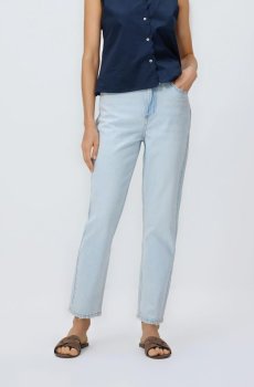 Reserved - Джинси mom fit - синій - 704IR-05J