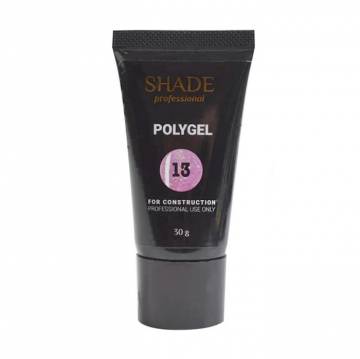 Полигель для ногтей Shade Polygel с шиммером, 13, 30 г Полигель для ногтей Shade Polygel с шиммером, 13, 30 г
