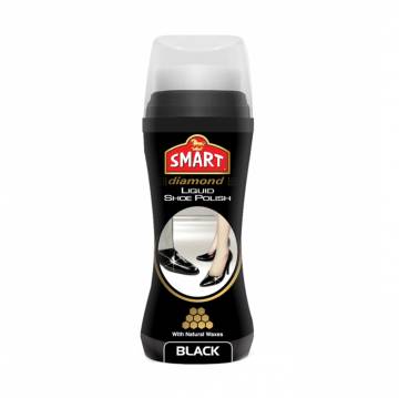 Водоотталкивающая жидкая краска для обуви Smart с натуральным воском, черная, 75 мл Водоотталкивающая жидкая краска для обуви Smart с натуральным воском, черная, 75 мл