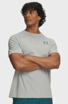 Мужская серая футболка UA M SPORTSTYLE LC SS-GRY Серый L Under Armour 1326799-069