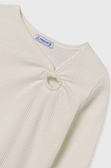 Детский лонгслив Mayoral цвет бежевый 7011
