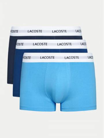 Lacoste Набір з 3 пар боксерів 5H5150 Голубий Lacoste Набір з 3 пар боксерів 5H5150 Голубий