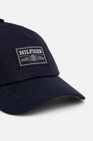 Кепка Tommy Hilfiger цвет синий с аппликацией AM0AM12890 Кепка Tommy Hilfiger цвет синий с аппликацией AM0AM12890