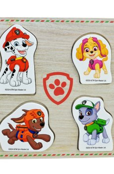 Игрушка KidsHits Paw Patrol Рамка-вкладыш Отважные спасатели, 14.8*14.8*0.6, от 3 лет (KH20/052)