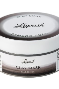 Глиняная маска для лица Lapush Bamboo Coal Clay Mask с черной глиной, 50 мл