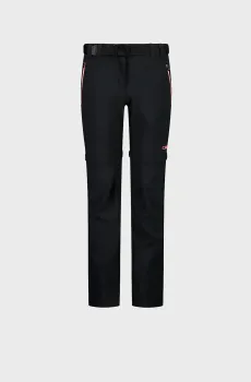 Детские черные спортивные брюки 2в1 KID G ZIP OFF PANT Черный 116 CMP 3T51445-03UR