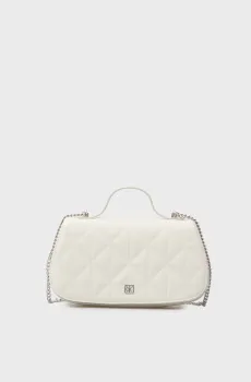 Женская белая сумка QUILTED Белый ONESIZE Calvin Klein LV04F3410G