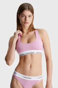 Женский сиреневый топ UNLINED BRALETTE Сиреневый S Calvin Klein 0000F3785E