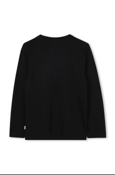 Хлопковый детский лонгслив BOSS