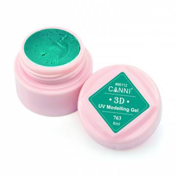 Гель-пластилин для ногтей Canni 3D UV Modelling Gel 763 изумрудный, 8 мл Гель-пластилин для ногтей Canni 3D UV Modelling Gel 763 изумрудный, 8 мл