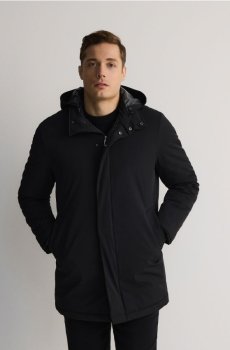 Reserved - Пальто з водонепроникної тканини - темно-синій - 4757C-59X