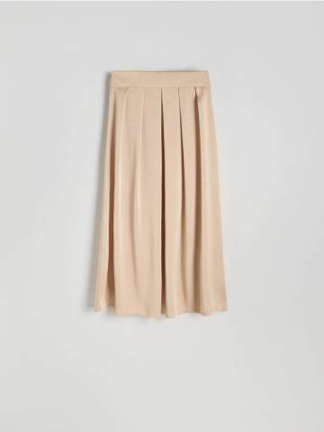Reserved - LADIES` SKIRT - бежевий - YR573-08X Reserved - LADIES` SKIRT - бежевий - YR573-08X